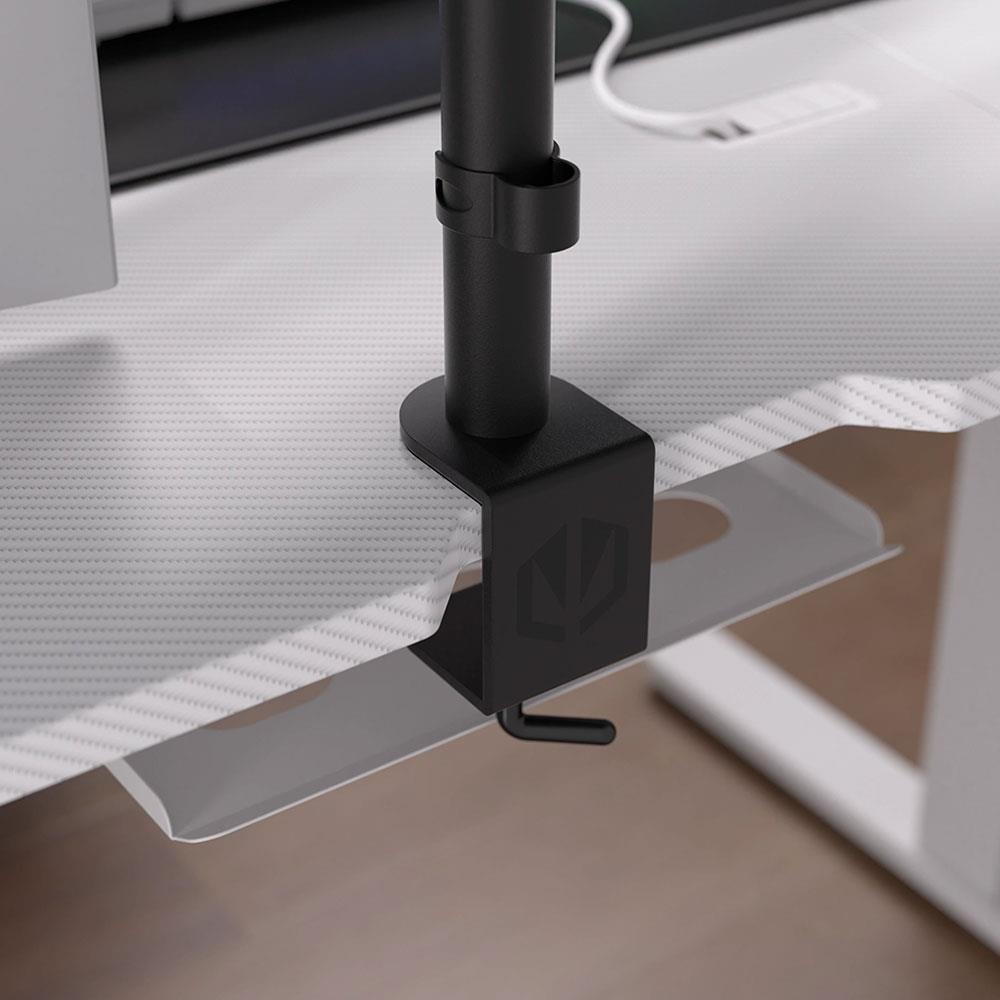 ENDORFY Atlas Double, Monitorhalterung, für 2 Monitore bis zu 27 Zoll, Schwarz | EY8F002