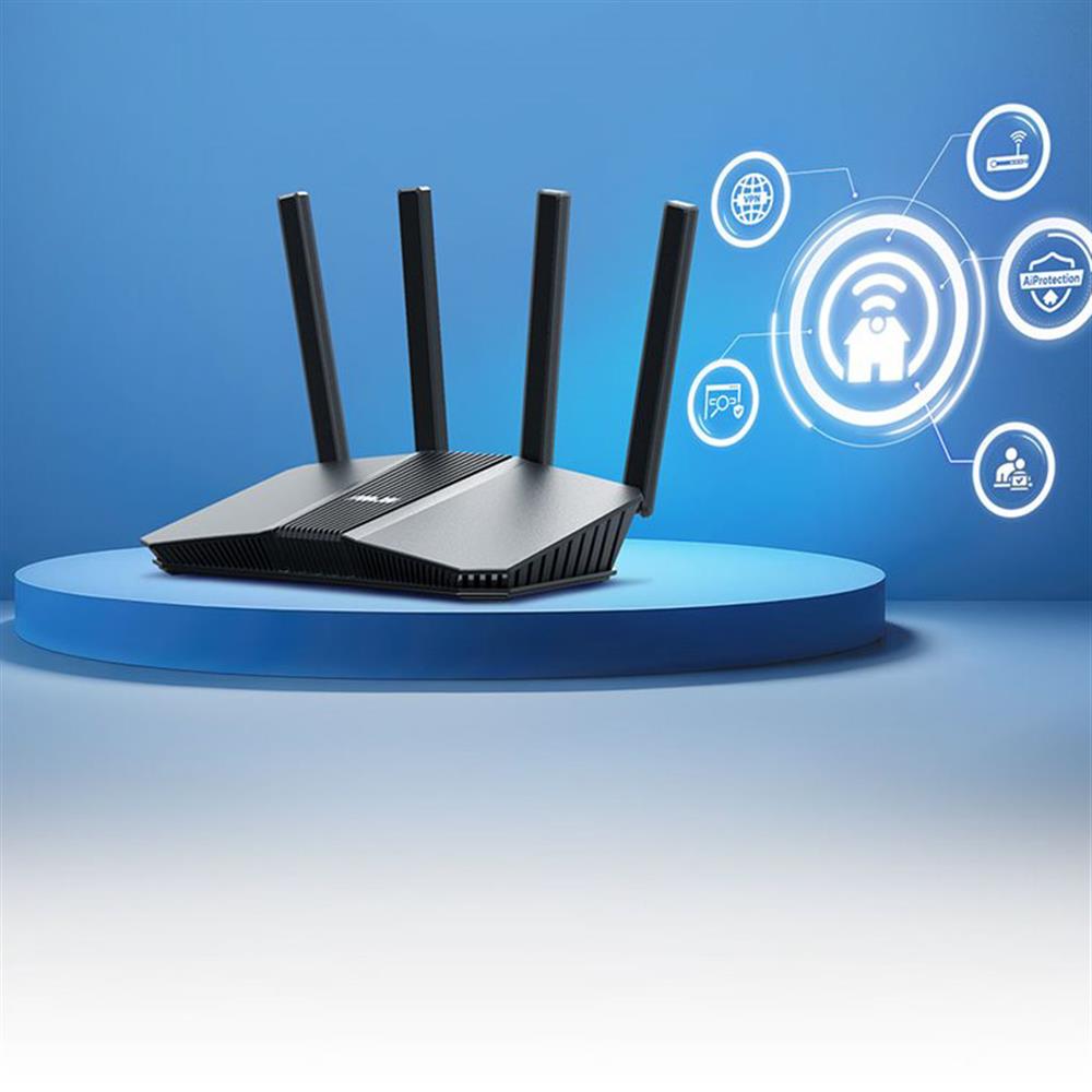 ASUS RT‑BE55 BE3600 Dual‑Band WiFi 7 Router mit 2.5G WAN, AiMesh und Smart Home Master