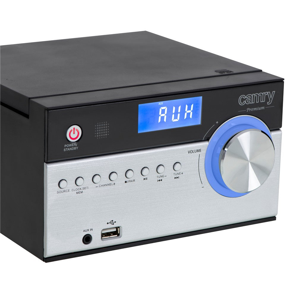 Camry CR 1173 Mini HiFi Anlage mit CD Player, Schwarz
