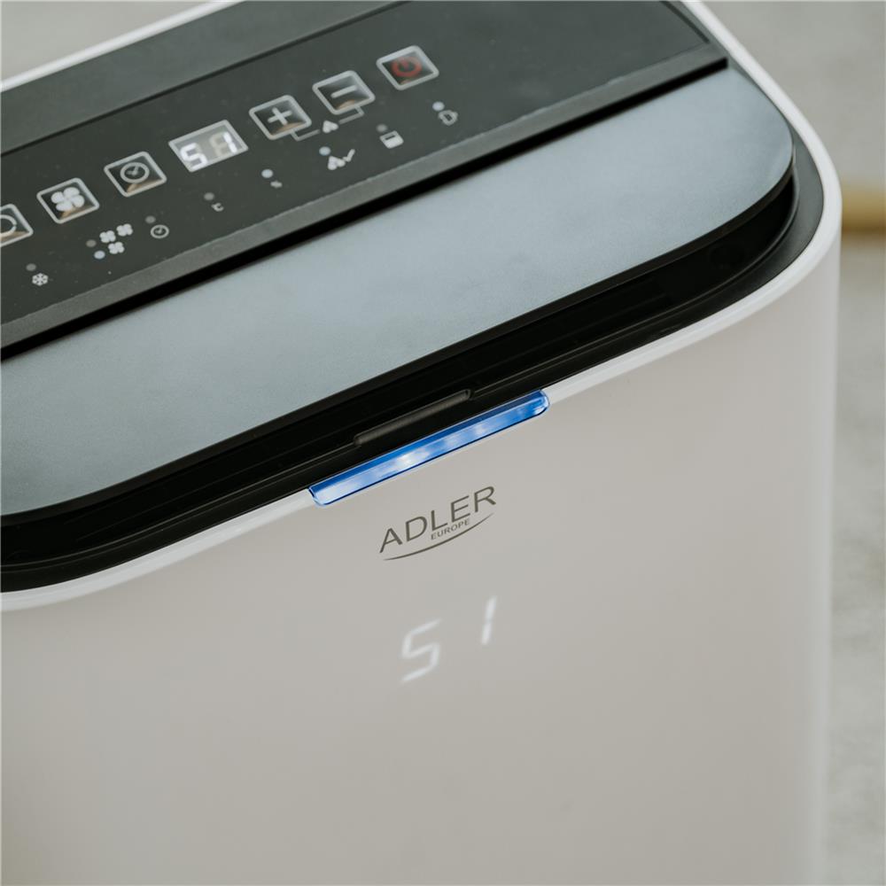 Adler AD 7863 2-in1 Luftentfeuchter Luftreiniger elektrisch LED Kompressor weiß