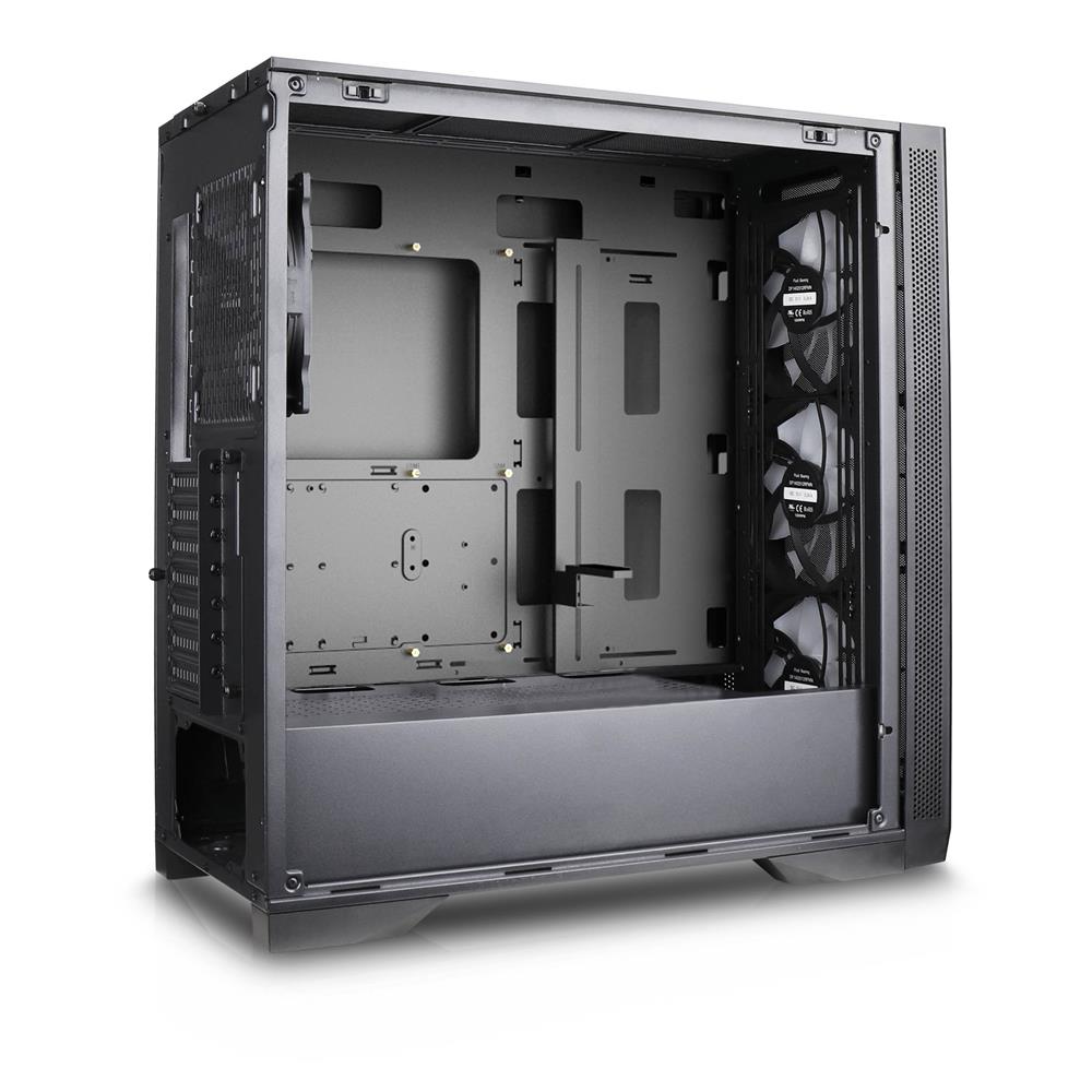 Silentware Air 1000 Black – ATX Midi Tower mit Mesh-Front, Glas-Seitenfenster & 4 A-RGB Lüftern