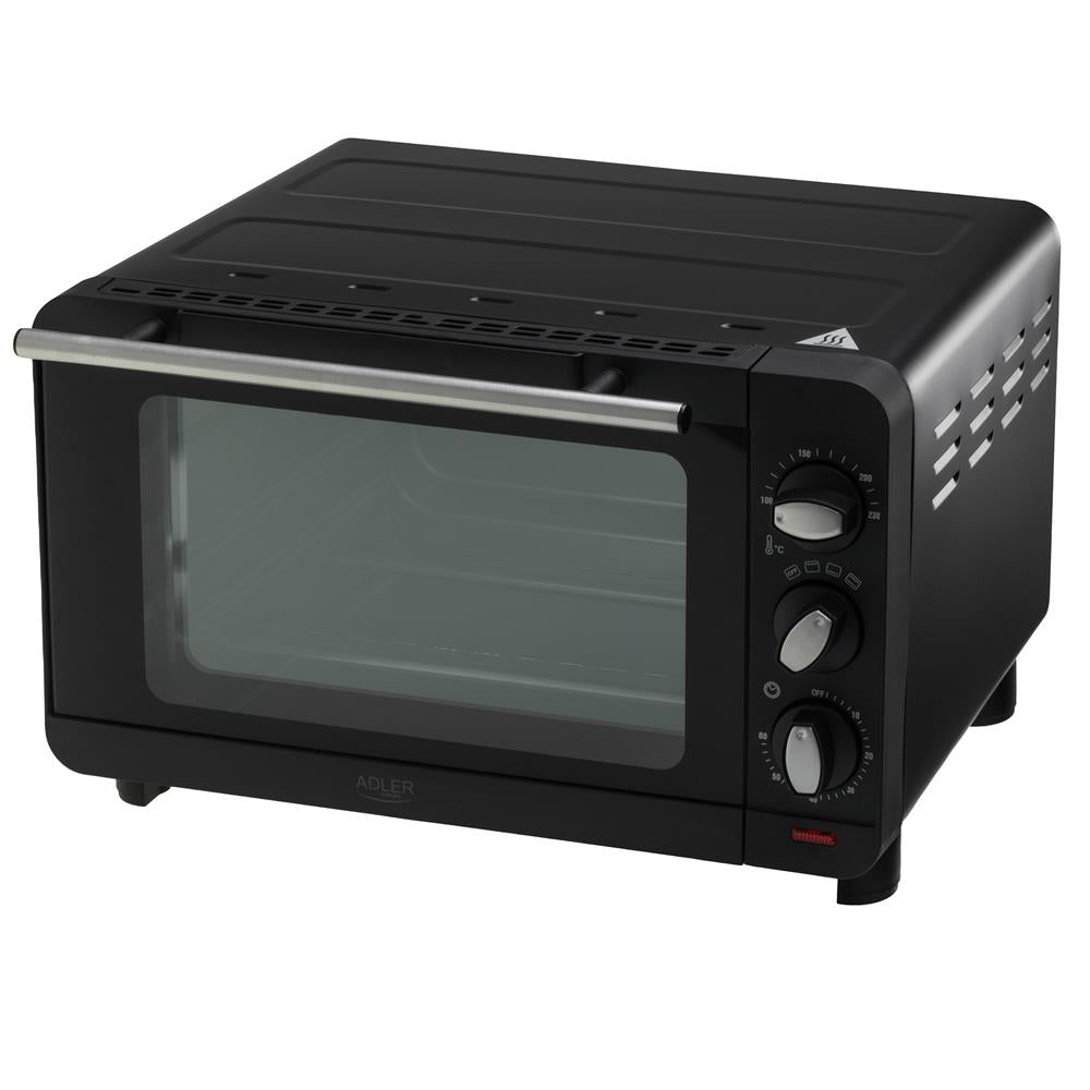 Adler AD 6029 Elektro-Backofen 14L schwarz – Kompakt & vielseitig für kleine Küchen