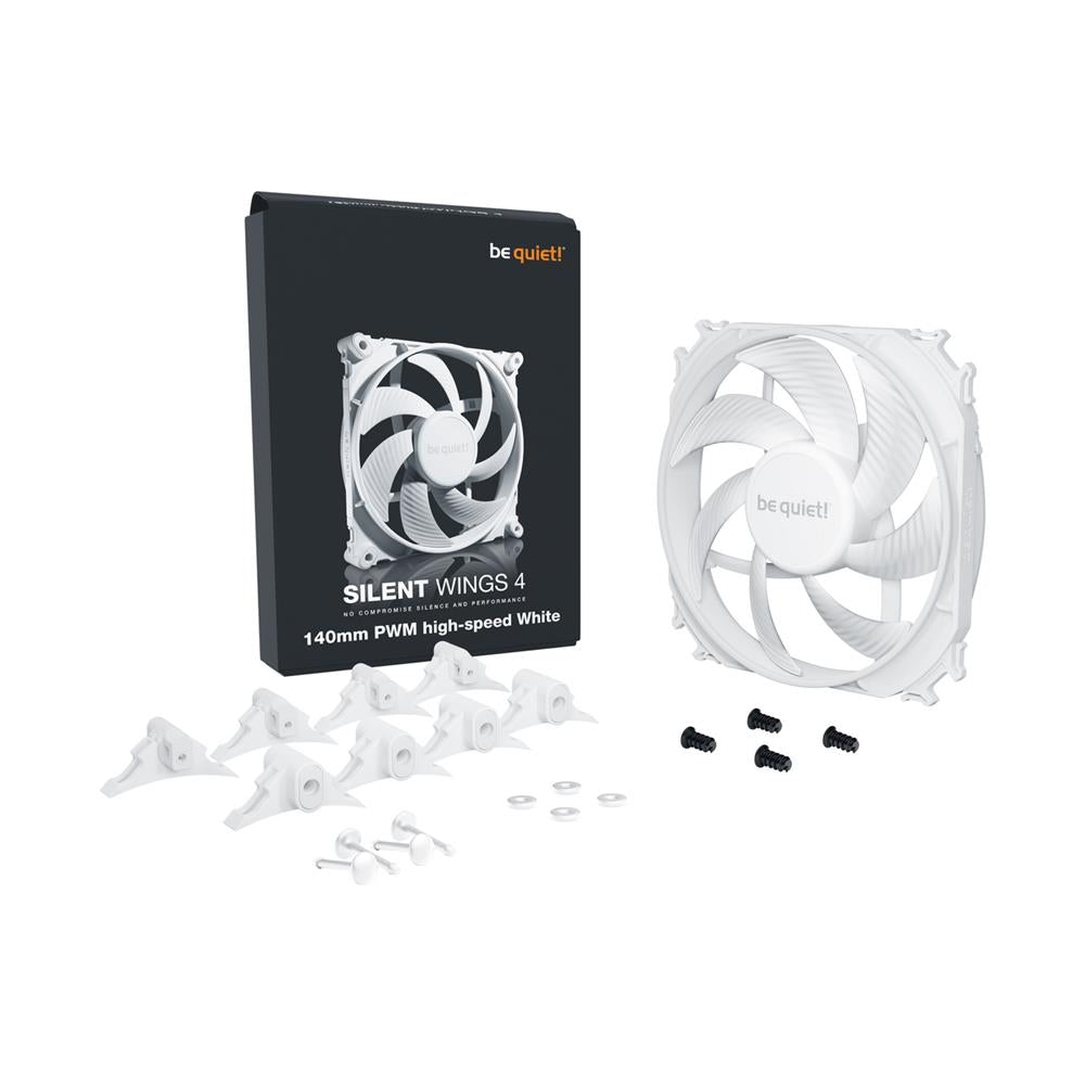 be quiet! Silent Wings 4 140mm PWM high-speed White Lüfter nahezu unhörbare Kühlung 6-Pol-Lüftermotor Fluid-Dynamic-Lager
