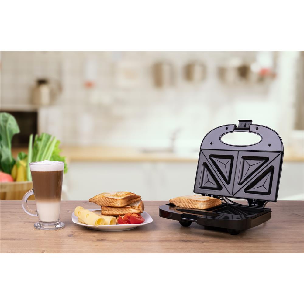 Mesko MS 3032 Sandwichtoaster 750 Watt Antihaft Schwarz