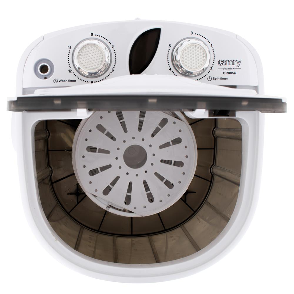 Camry CR 8054 Mini Waschmaschine mit Schleuder 3 kg Braun