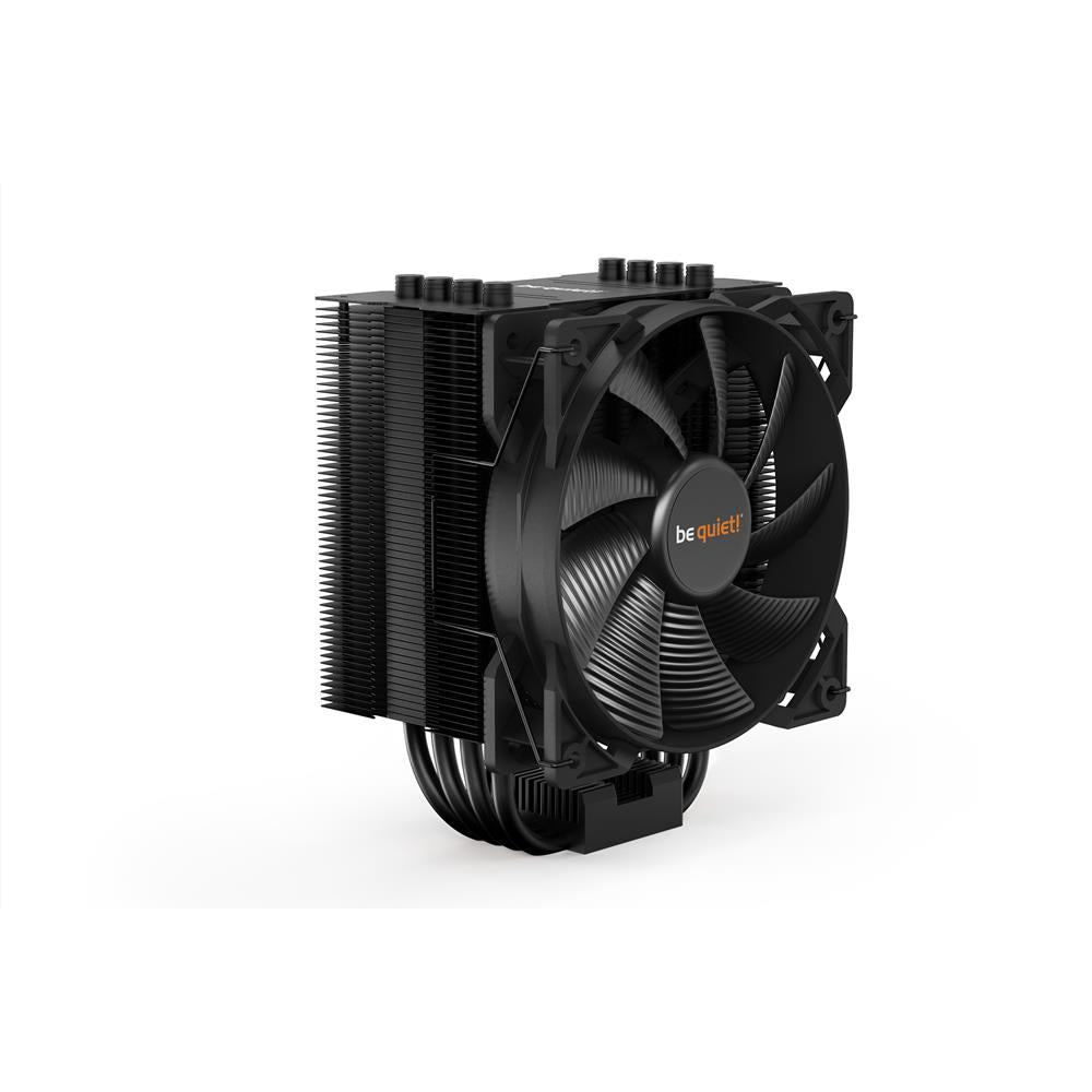 be quiet! Pure Rock 2 BLACK Luftkühler CPU-Kühler 150W TDP Kühlleistung 6mm-Heatpipes
