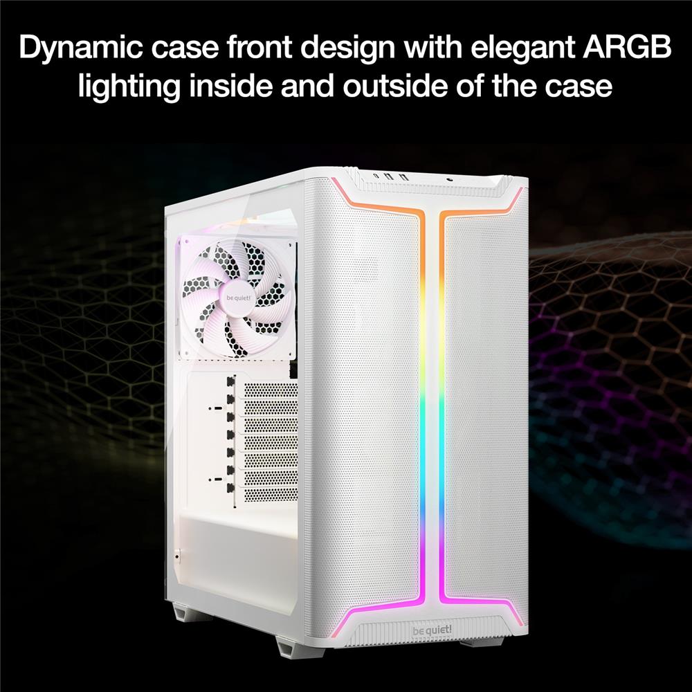 be quiet! Pure Base 501 DX White PC Gehäuse mit ARGB