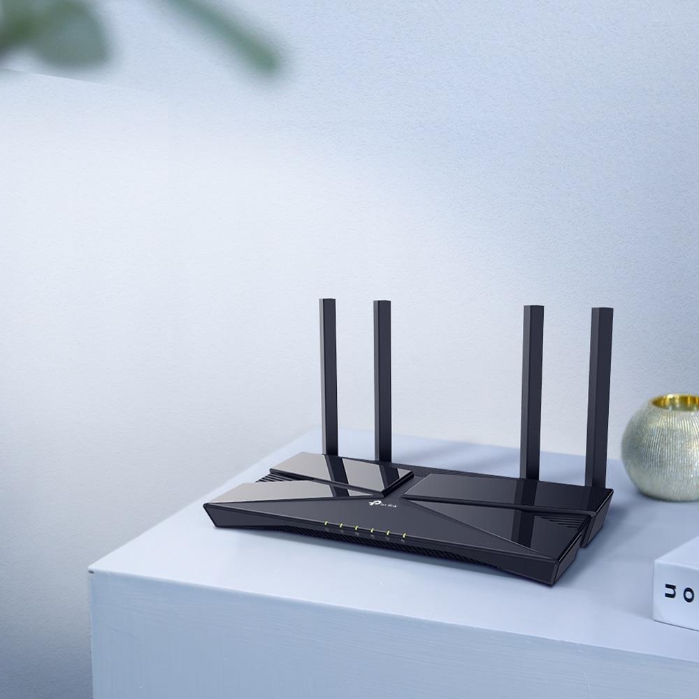 TP-Link Archer AX10 AX1500 Dualband Wi-Fi 6 Gigabit WLAN Router 4 Antennen OFDMA MU-MIMO Schwarz
