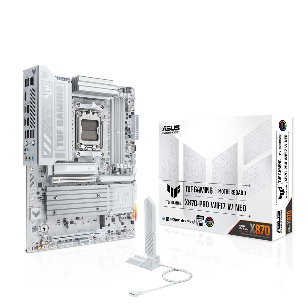 ASUS TUF GAMING X870-PRO WIFI7 W NEO Mainboard AM5 ATX DDR5 PCIe 5.0 WiFi 7