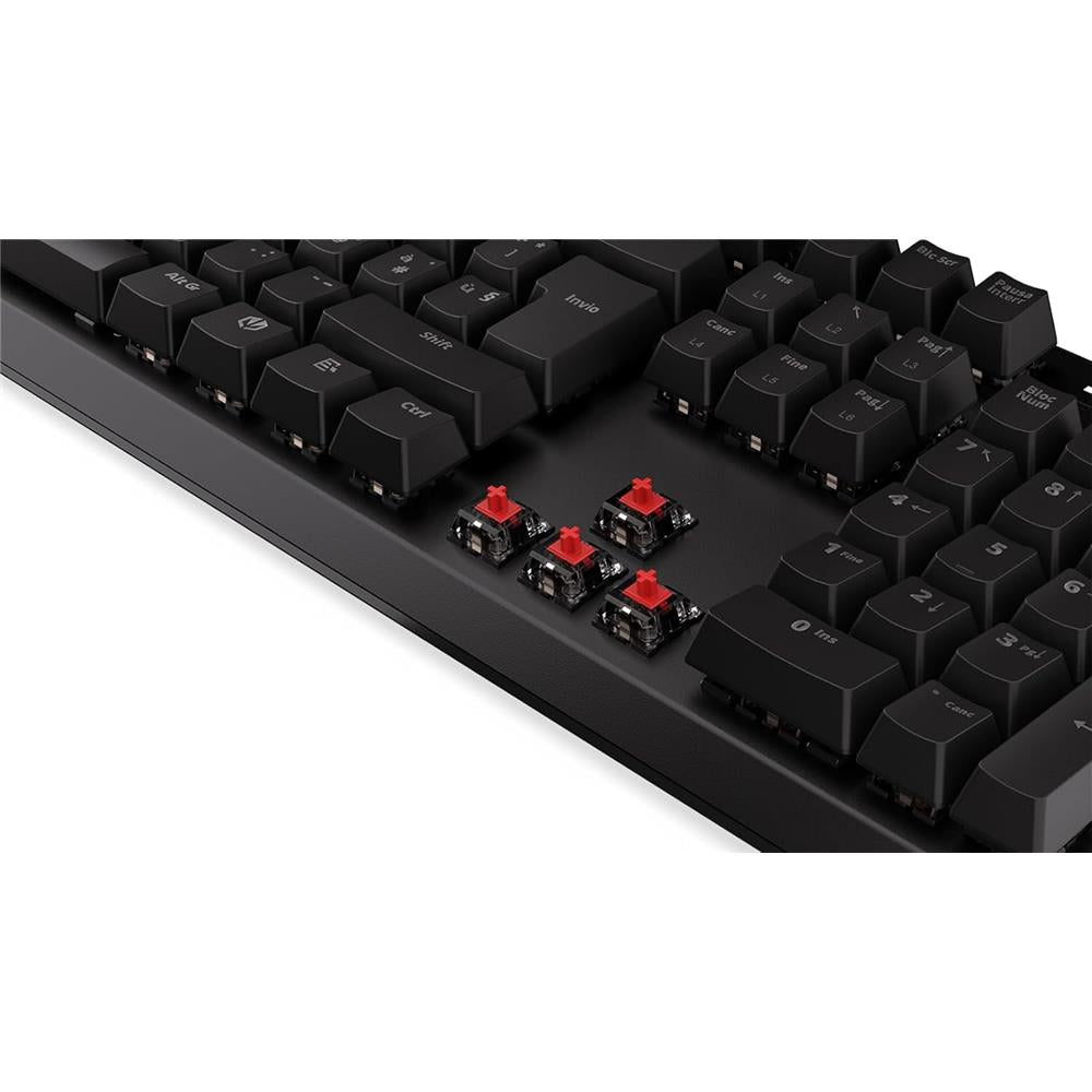 ENDORFY EY5G010 - Mechanische Tastatur (IT-Layout), Thock IT Red, Full Size