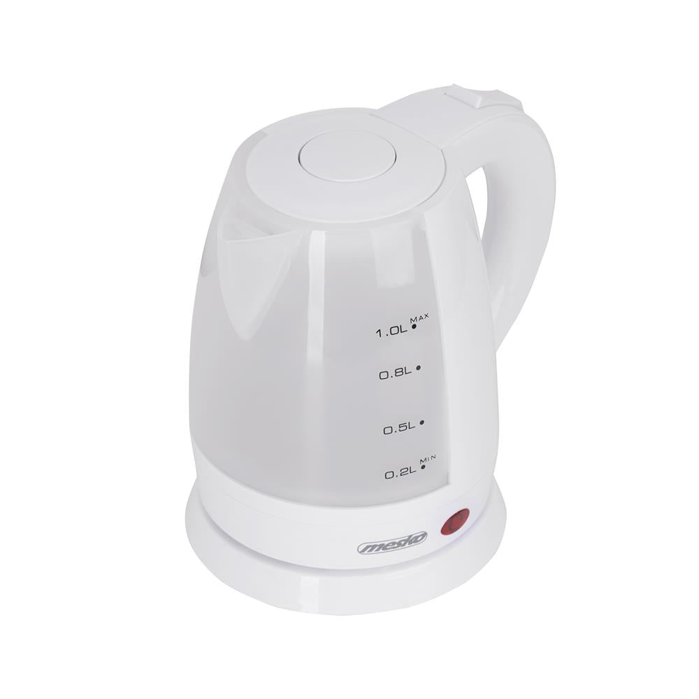 Mesko MS 1276 Mini Wasserkocher 1 Liter kabellos Weiß