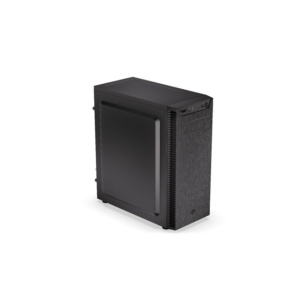 ENDORFY Armis 100 Solid, kleines ATX PC-Gehäuse, inkl. 1x 120mm PWM-Lüfter, 2x USB-A auf Frontplatte, Speicherkartenleser | EY2A015