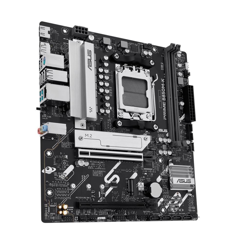 ASUS PRIME B850M-K Gaming Mainboard AM5 micro ATX DDR5 PCIe 5.0 Aura Sync
