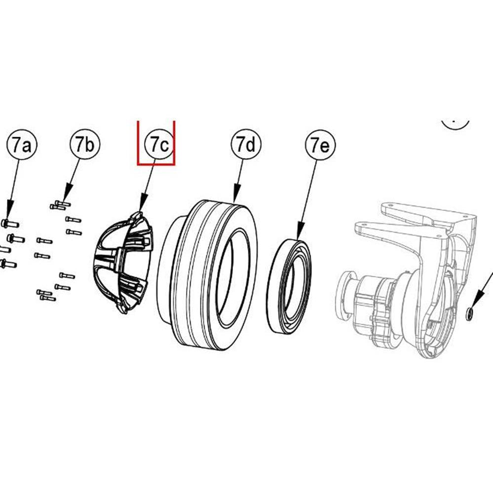 Nilfisk Original 56414213 Nabenantriebsrad Ersatzteil