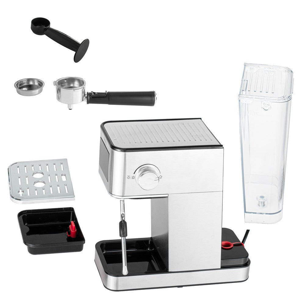 Camry CR 4389 7-in-1-Espressomaschine – Milchaufschäumer, 1,7-Liter-Wassertank