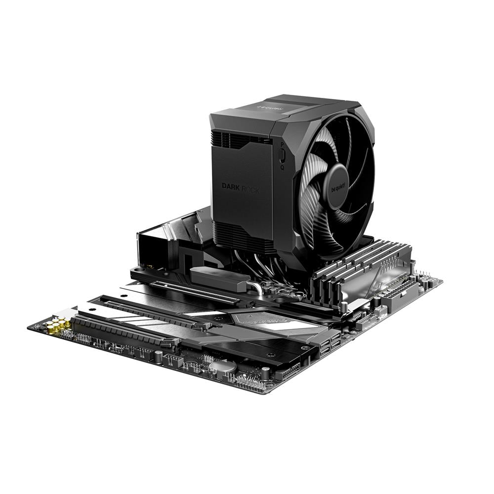 be quiet! Dark Rock 6 Luftkühler, Hohe CPU-Kühlleistung, Semi-Passiver Quiet-Modus, 6 Hochleistungs-Heatpipes, Silent Wings 135mm‑PWM‑Lüfter, Hohe Kompatibilität Mit RAM- Und VRM-Kühlern