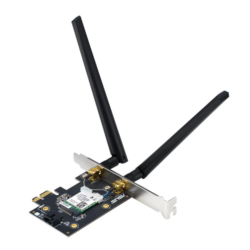 ASUS PCE‑BE6500 WiFi 7 PCI‑E Adapter mit 6 GHz, 4096‑QAM und Bluetooth 5.4