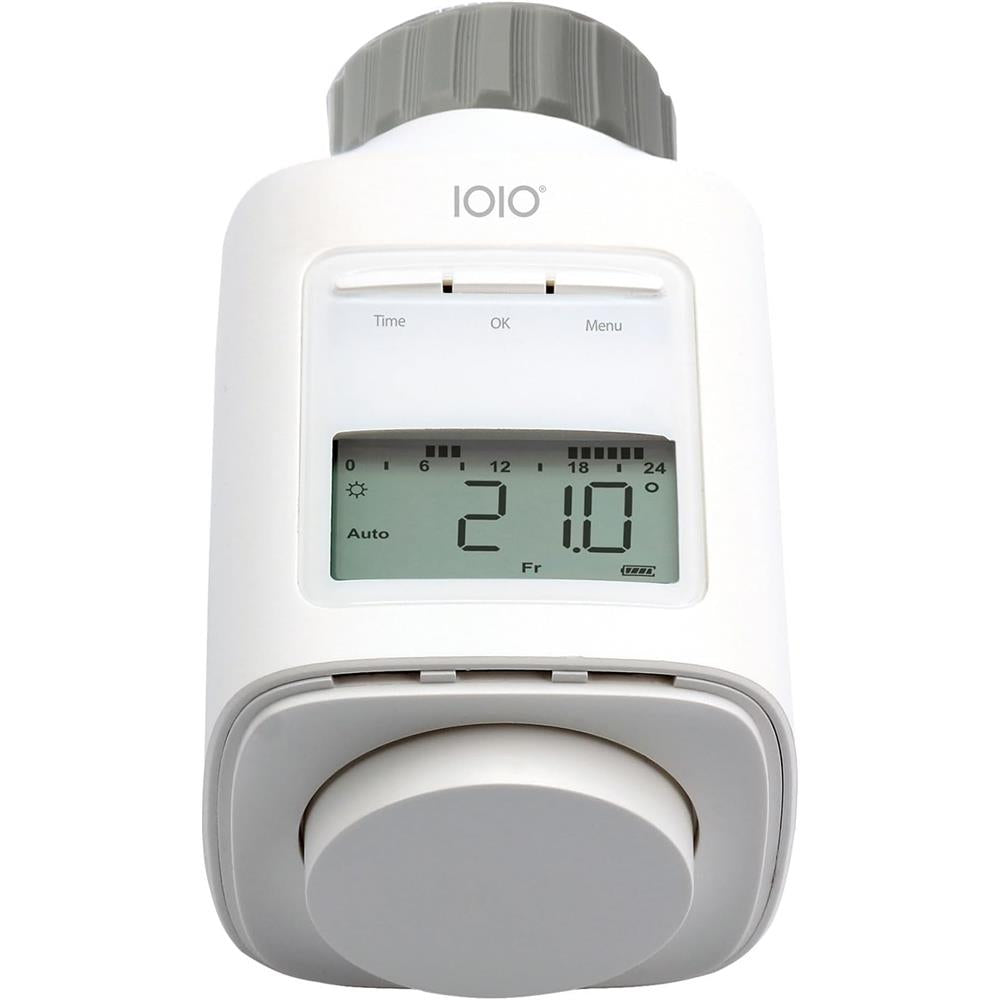IOIO HT 2000-23 elektronisches Heizkörperthermostat programmierbar Heizthermostat digital weiß