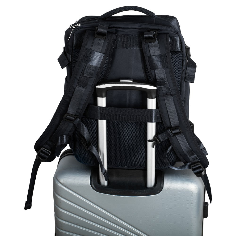 Camry CR 6880 Reiserucksack 24L, Handgepäck Rucksack 40x20x30 cm, Laptoprucksack bis 17 Zoll, Schuhfach, Nassfach, RFID, USB, YKK