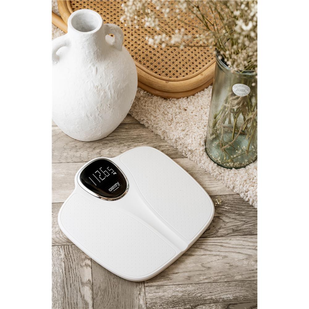 Camry CR 8171 Badezimmerwaage 180 kg – Weiß, LED-Display, Babywiegemodus