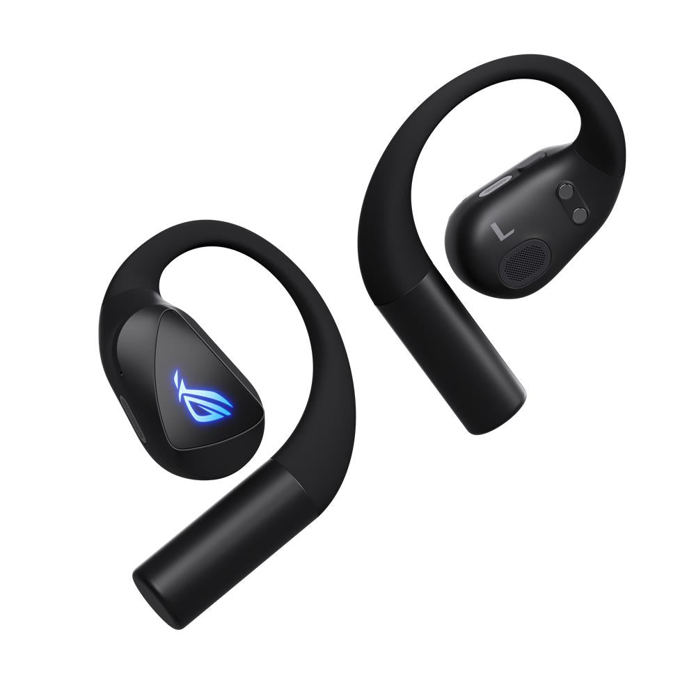 ASUS ROG Cetra Open Wireless Gaming Earbuds Bluetooth 2.4 GHz Schwarz