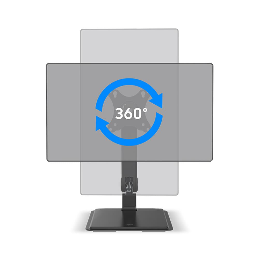 LogiLink Touchscreen-Monitorhalterung 17–32", Gasdruckfeder, Stahl, mobil