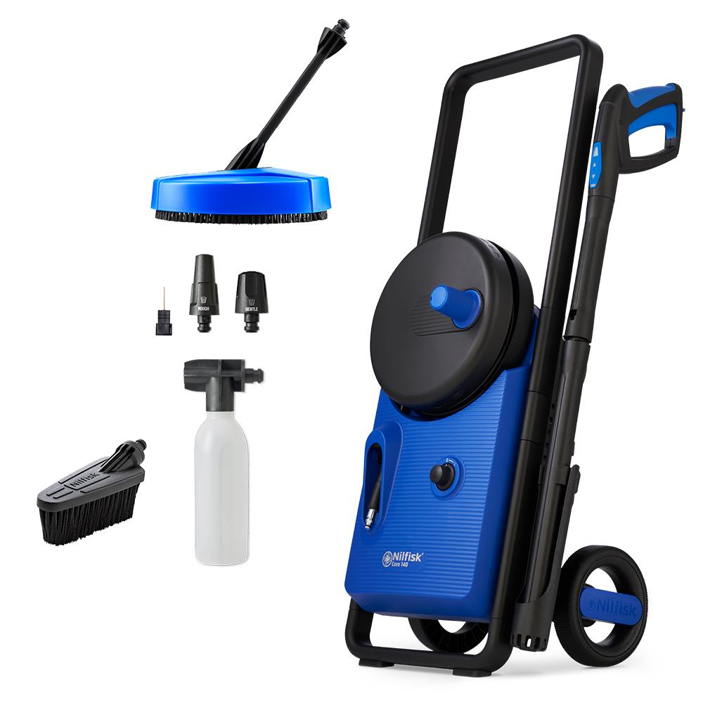 Nilfisk Hochdruckreiniger Core 140-8 In Hand PowerControl PCA - 140 bar, Terrassenreiniger Patio