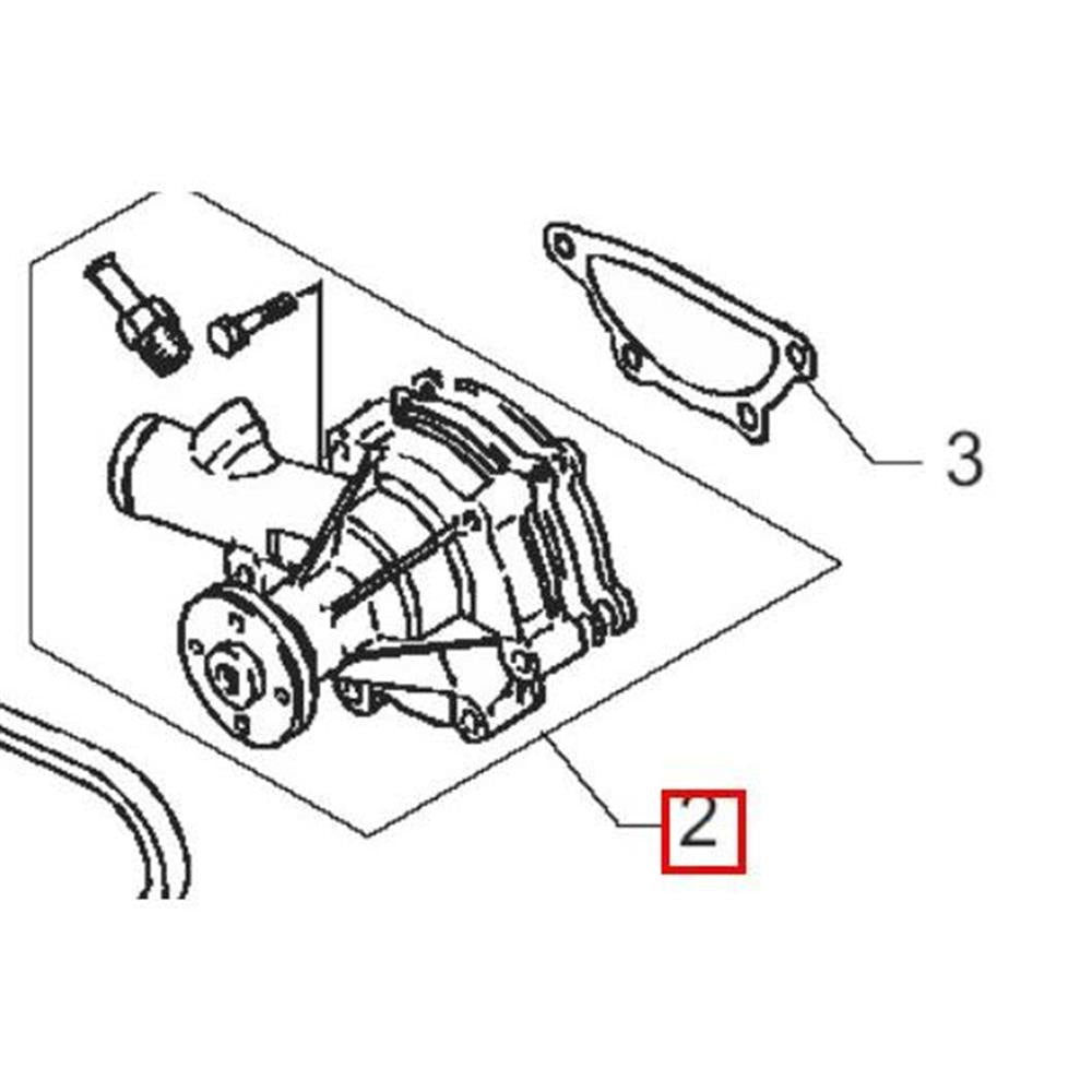 Nilfisk Original 4809291 Water Pump Wasserpumpe