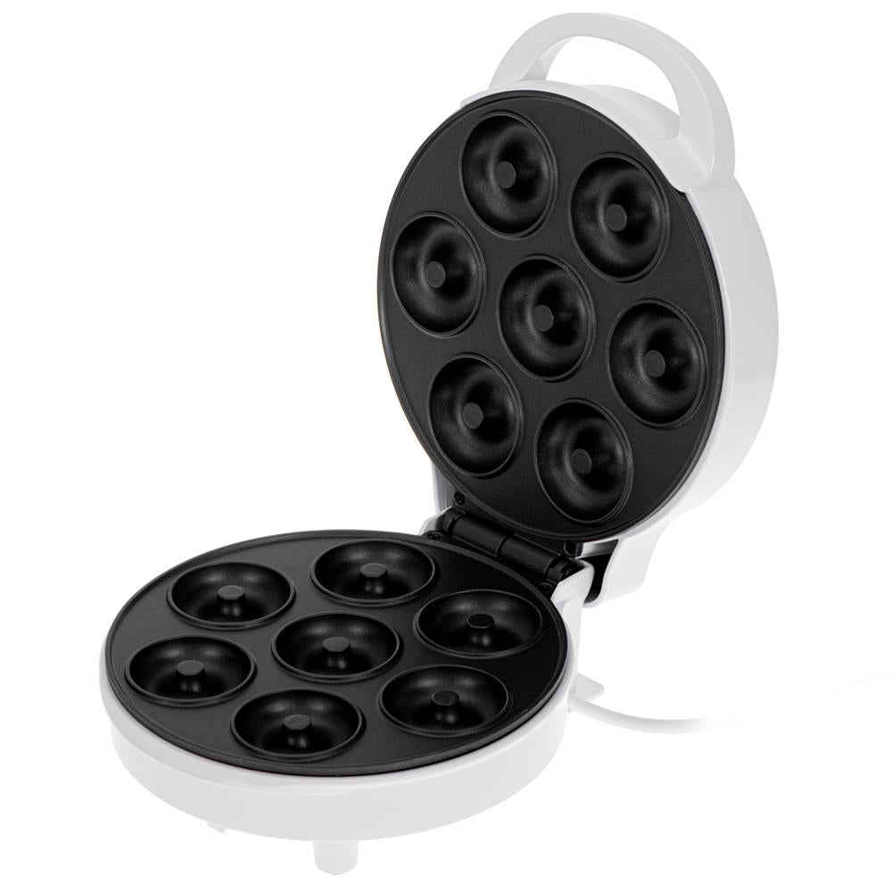 Adler AD 3075 Donut Maker für 7 Donuts mit Antihaftbeschichtung Weiß