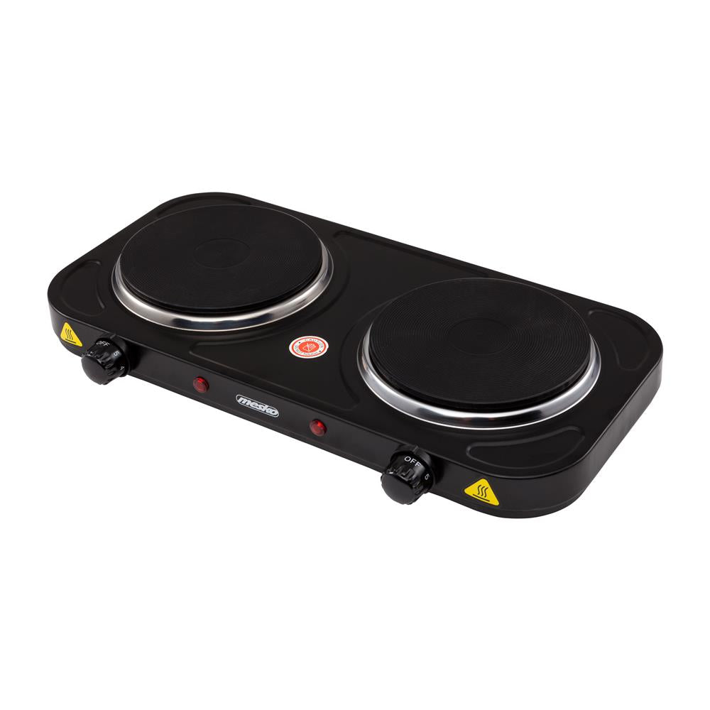 Mesko MS 6509 Doppelkochplatte 2000 Watt Schwarz