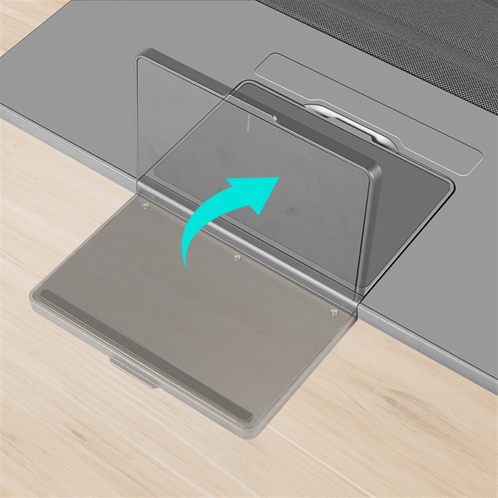 LogiLink Kabellose Multi-Device-Tastatur Bluetooth 5.1 mit Trackpad & Cover, Grau