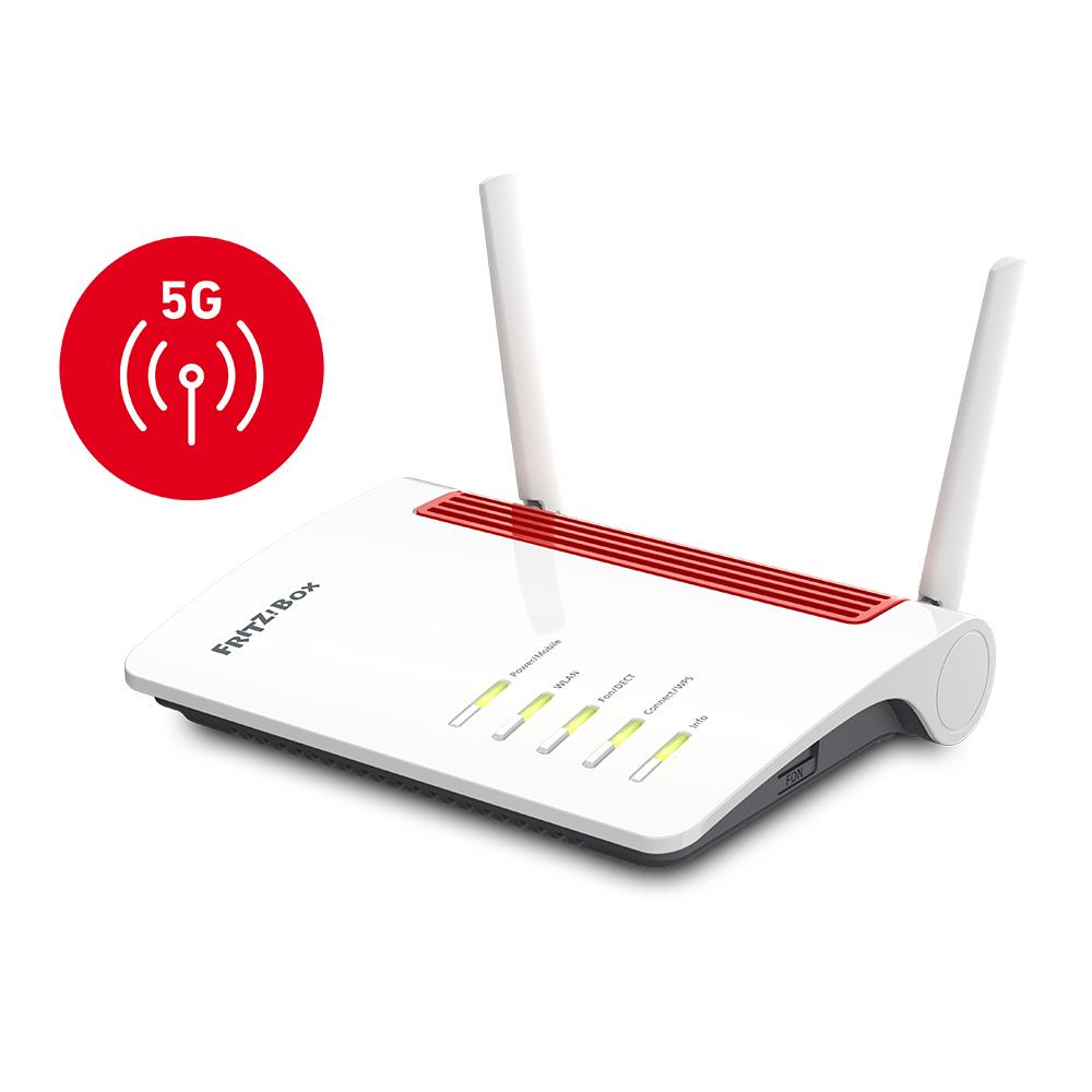 FRITZ!Box 6850 5G – 5G-Router für ultraschnelles mobiles Internet & Smart Home