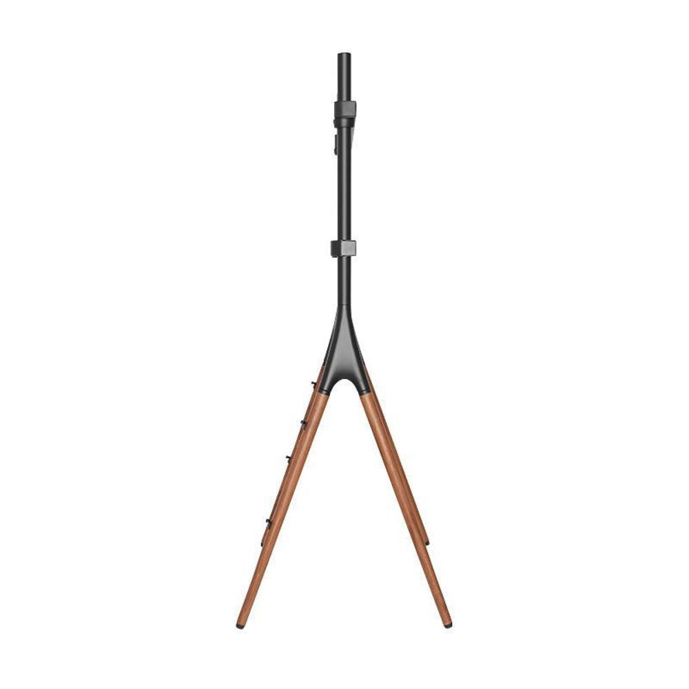 LogiLink BP0078 TV Ständer mit Walnussholz Beinen für 49 bis 70 Zoll
