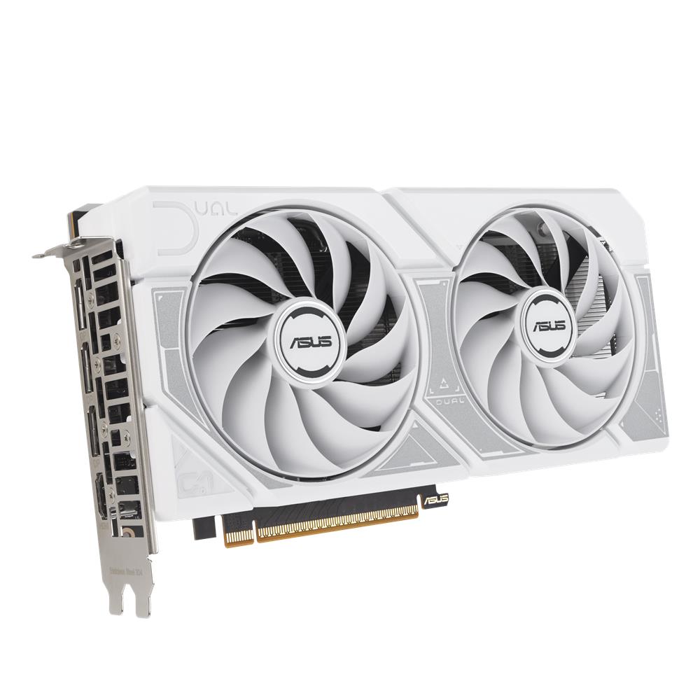 ASUS Dual GeForce RTX 5060 White OC 8GB GDDR7 Gaming Grafikkarte PCIe 5.0