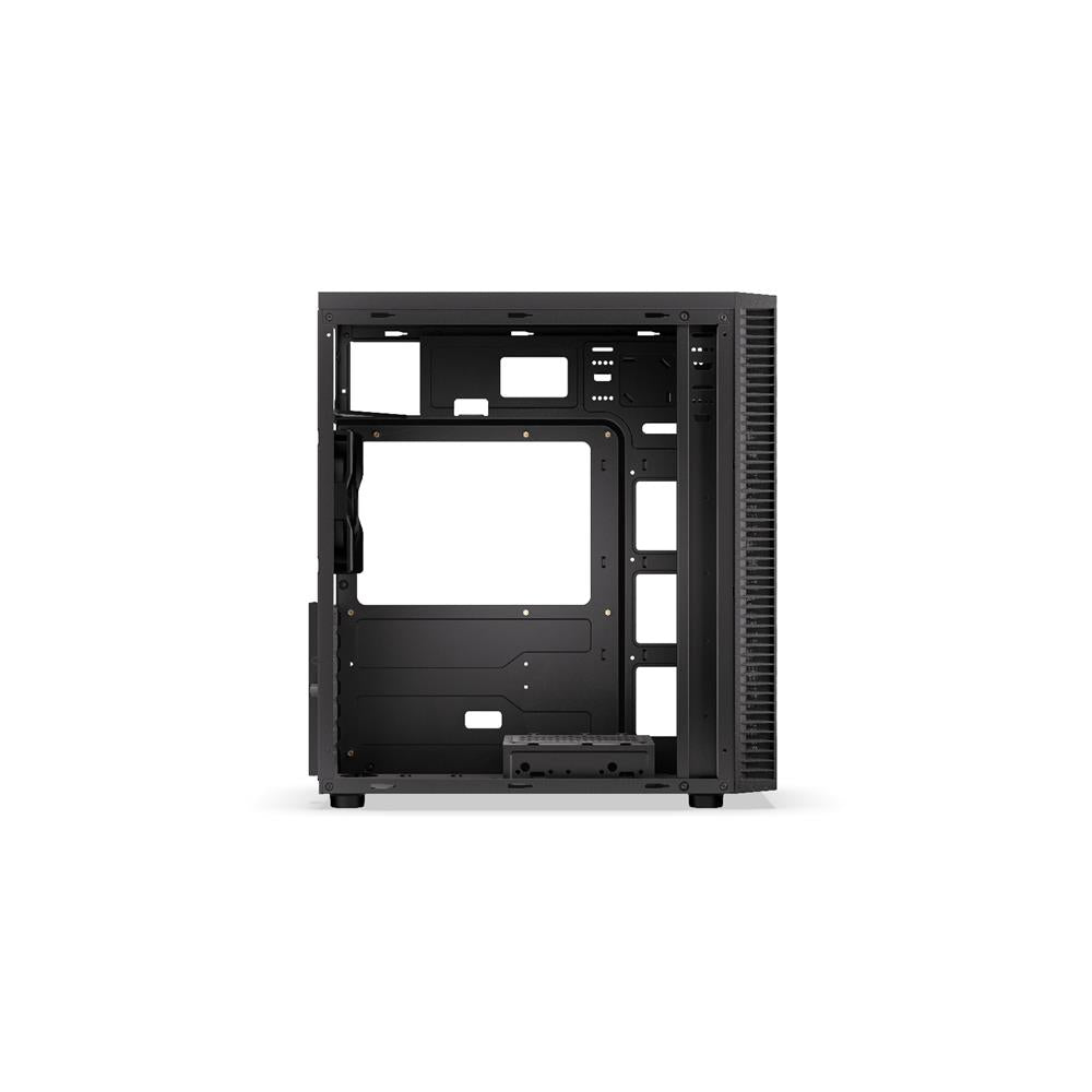 ENDORFY Armis 100 Solid, kleines ATX PC-Gehäuse, inkl. 1x 120mm PWM-Lüfter, 2x USB-A auf Frontplatte, Speicherkartenleser | EY2A015