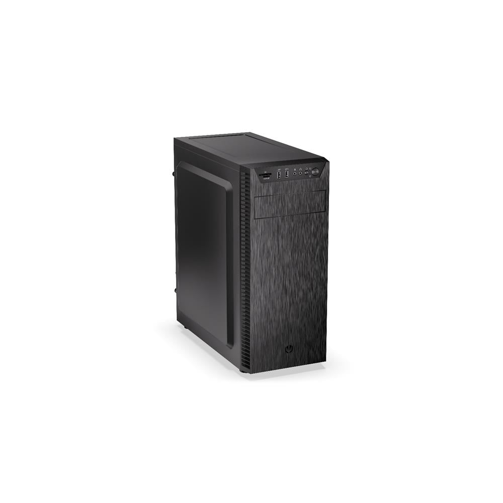 ENDORFY Armis 100 Solid, kleines ATX PC-Gehäuse, inkl. 1x 120mm PWM-Lüfter, 2x USB-A auf Frontplatte, Speicherkartenleser | EY2A015