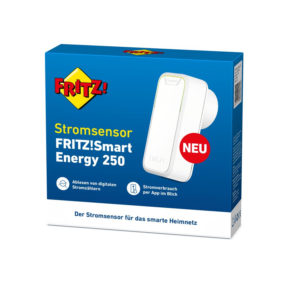 FRITZ!Smart Energy 250 – Intelligente Steckdose mit Verbrauchsmessung & App-Steuerung