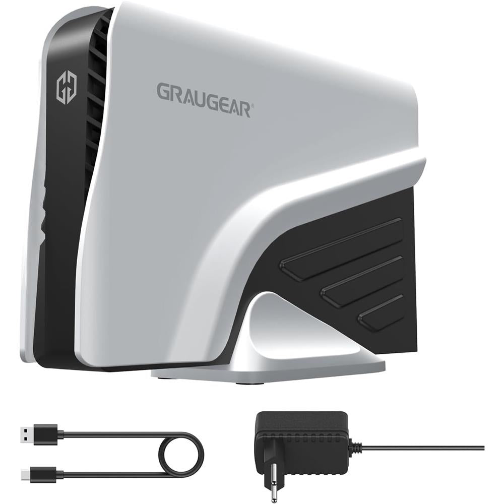 GRAUGEAR Externe Festplatte 4TB für PlayStation PS4 PS5 USB C