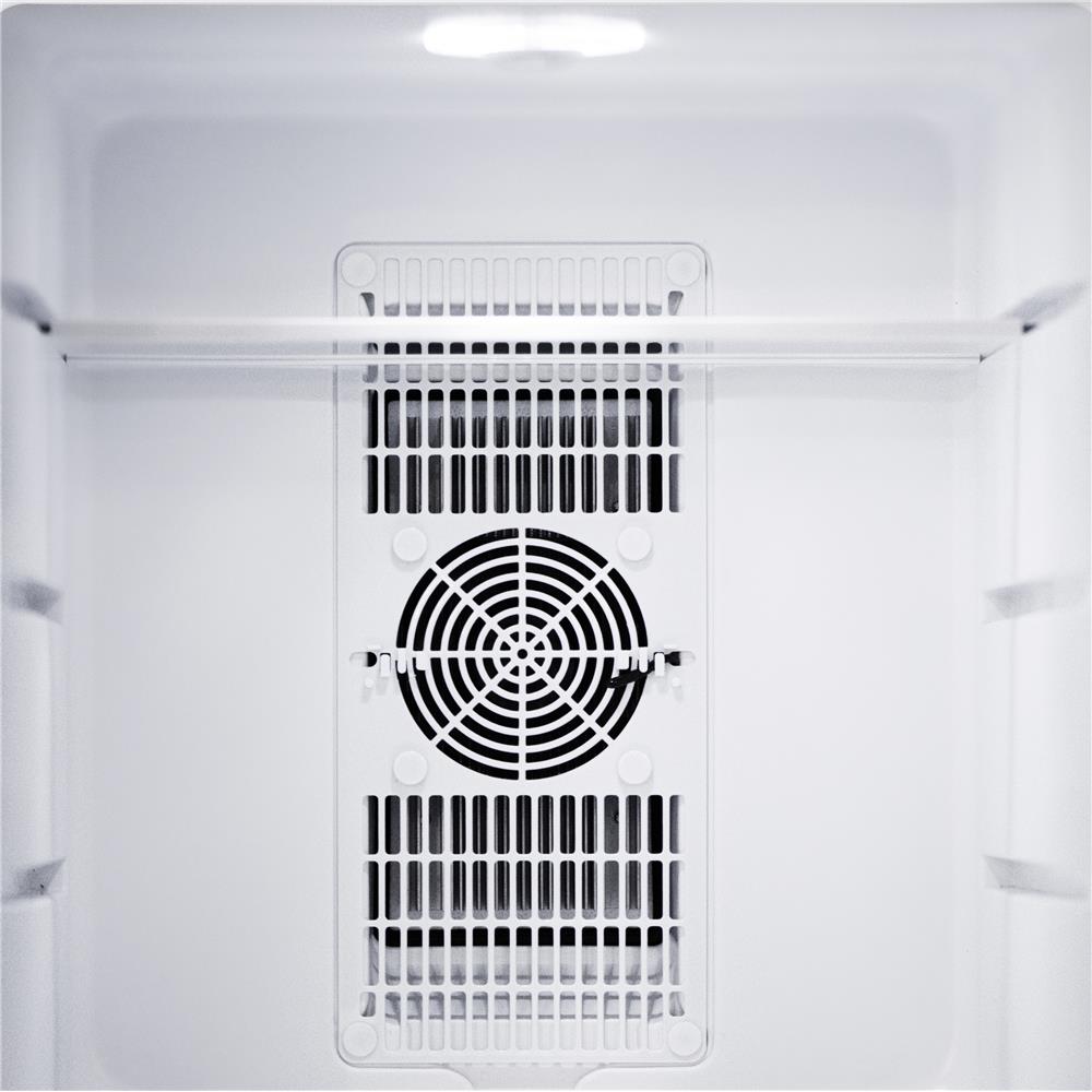 Adler AD 8088 Mini Kühlschrank Getränkekühlschrank mit Glastür und LED Beleuchtung Schwarz