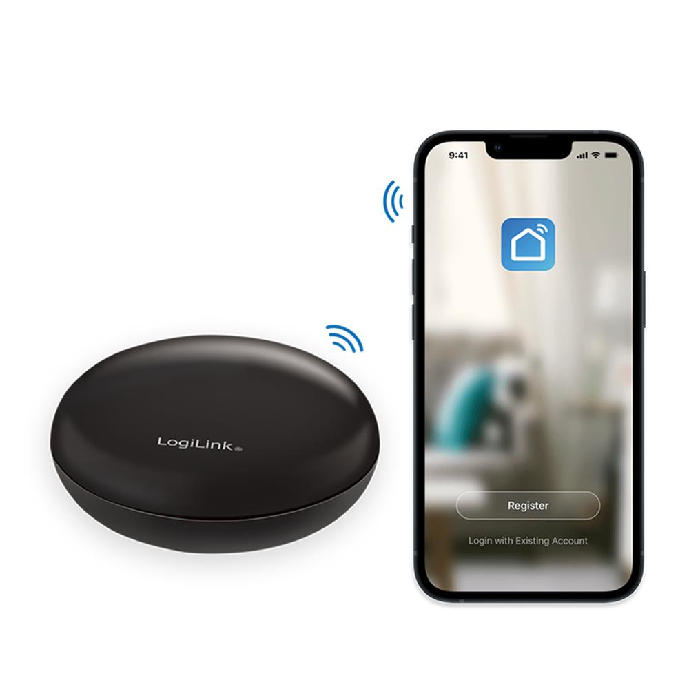 LogiLink Smart Home Wi-Fi Smart Fernsteuerung Tuya kompatibel Fernbedienung