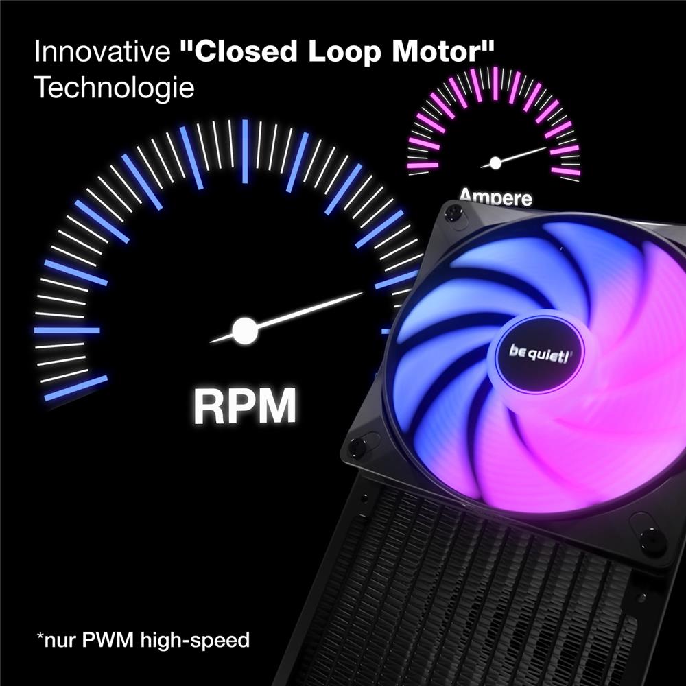 be quiet! Light Wings LX 120mm PWM High Speed White Lüfter 3er Pack ARGB
