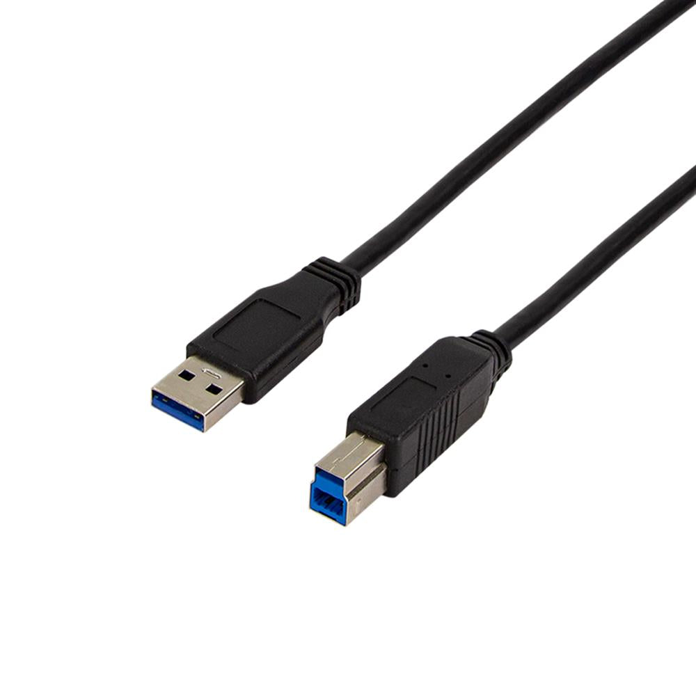 LogiLink USB 3.0 Kabel USB A auf USB B 3 m Schwarz