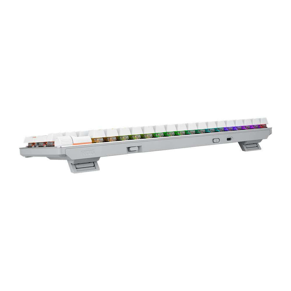 ASUS ROG Strix Scope II 96 RX Wireless White – Gaming-Tastatur, Tri-Mode, RGB
