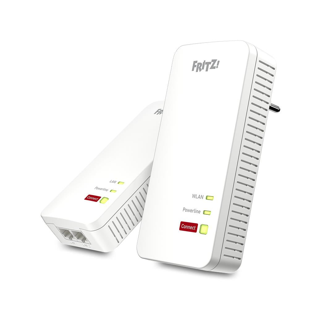 FRITZ!Powerline 1240 AX WLAN Set – Highspeed-WLAN über Stromleitung mit Wi-Fi 6