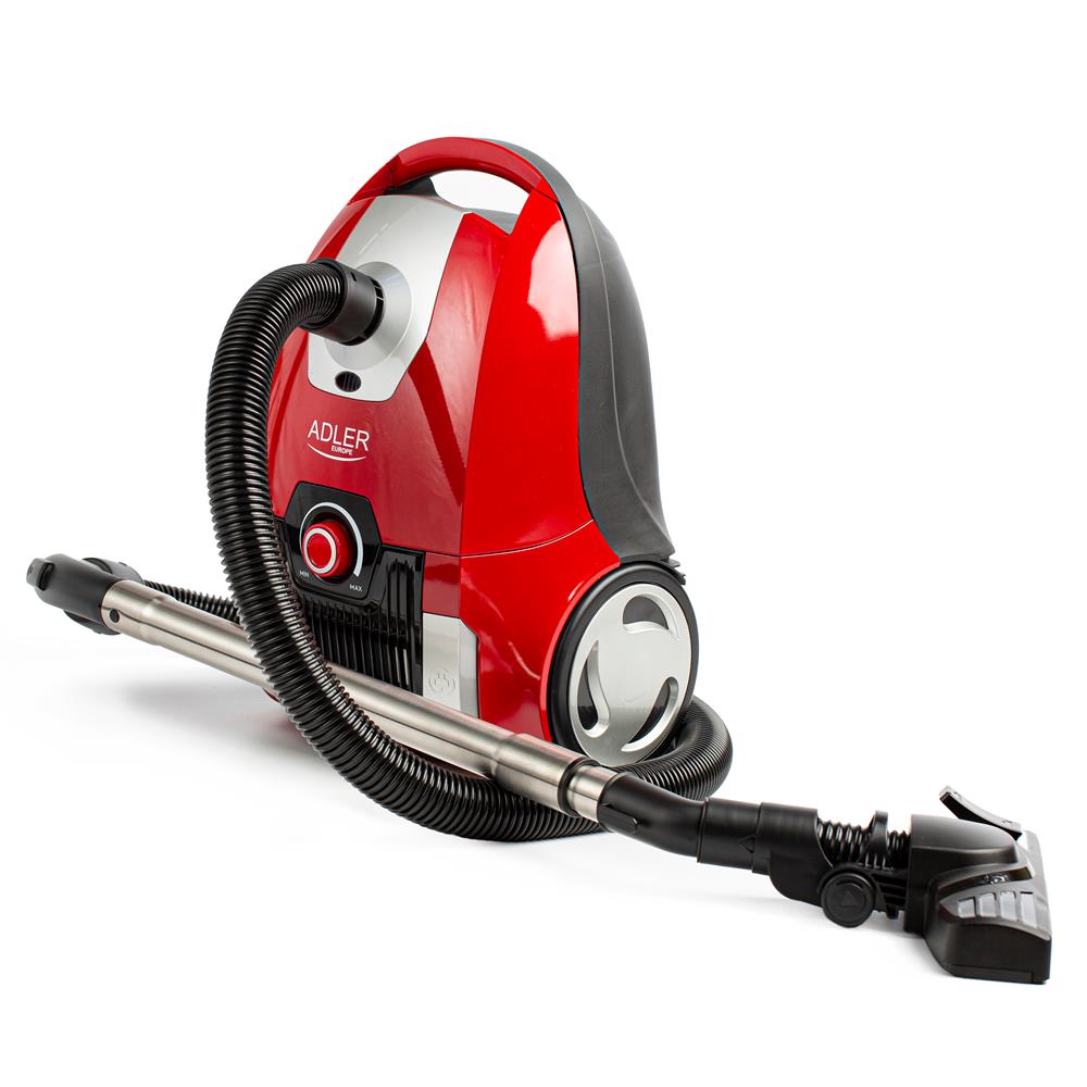 Adler AD 7041 Superleiser Staubsauger 2300 Watt mit HEPA Filter Rot