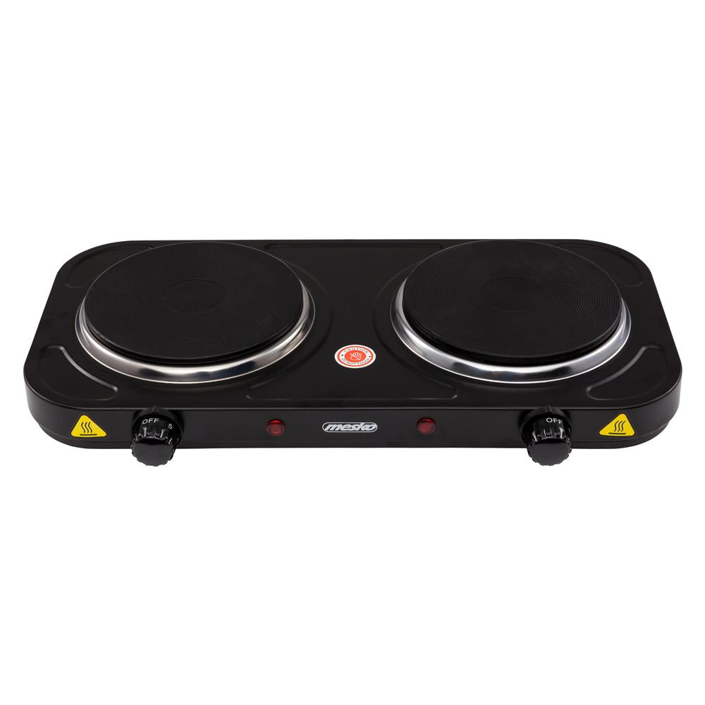 Mesko MS 6509 Doppelkochplatte 2000 Watt Schwarz