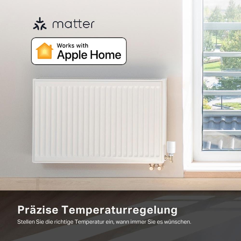 TP-Link Kasa KE100 KIT – Smartes Heizkörperthermostat-Starterkit mit Hub