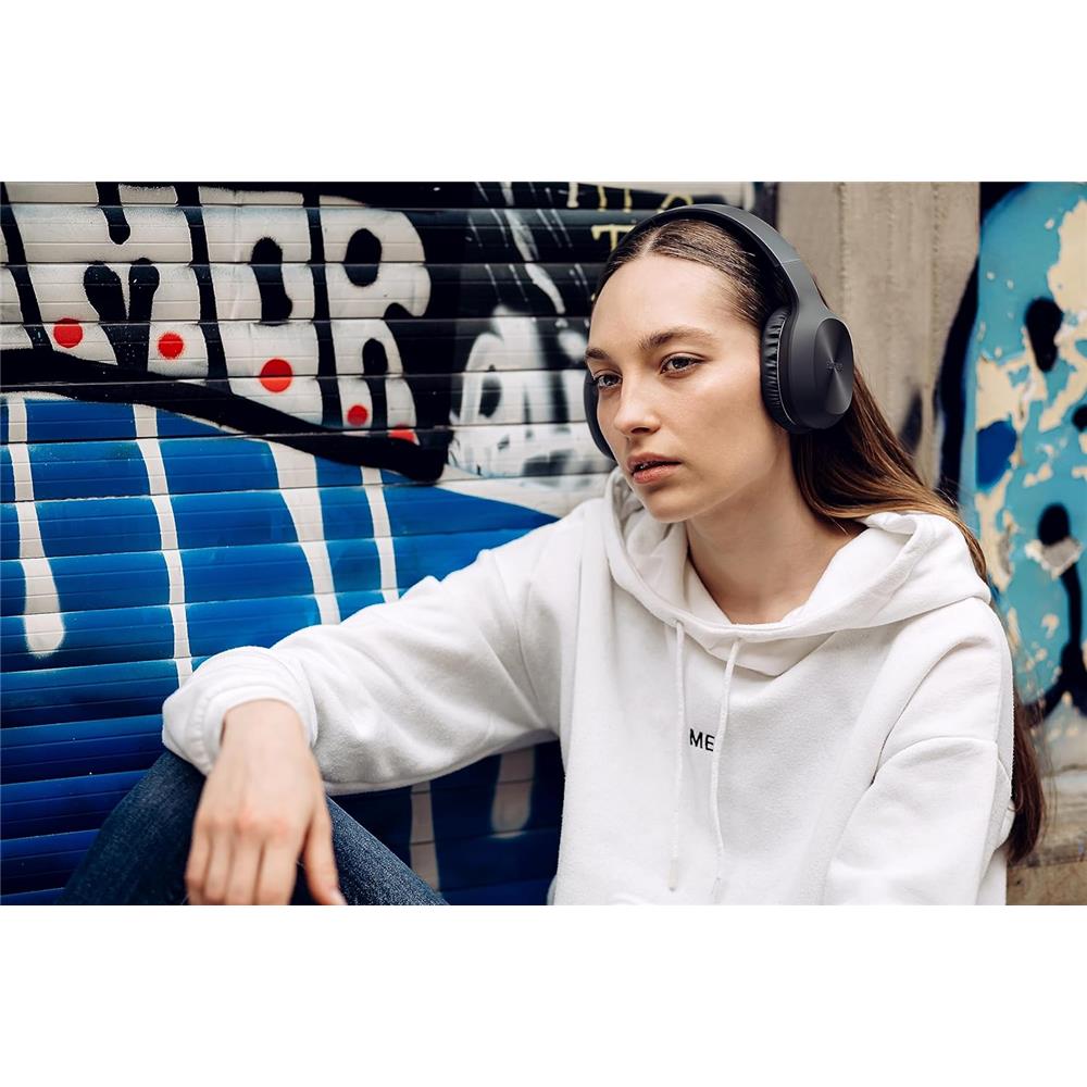 Edifier W600BT Bluetooth Over Ear Kopfhörer Schwarz