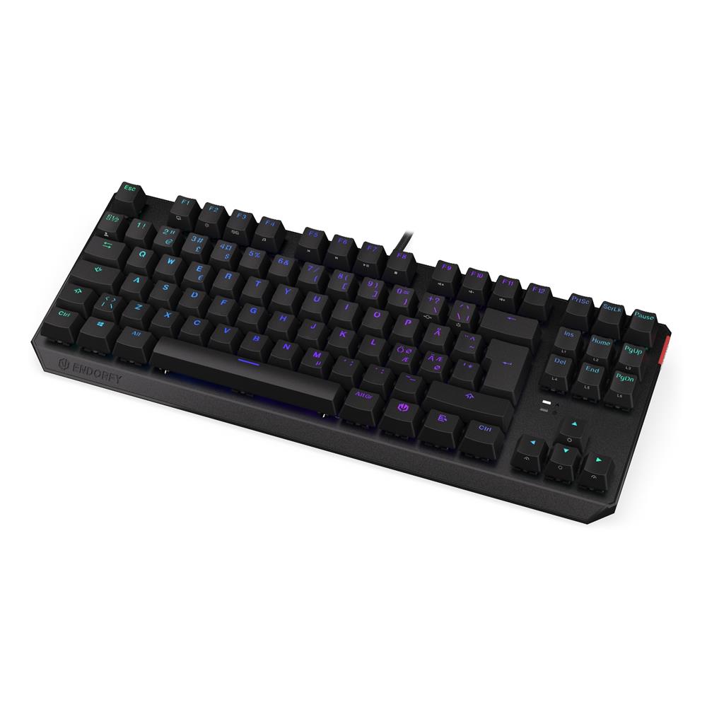 ENDORFY Thock TKL NO Red, mechanische Tastatur, RGB, schwarz