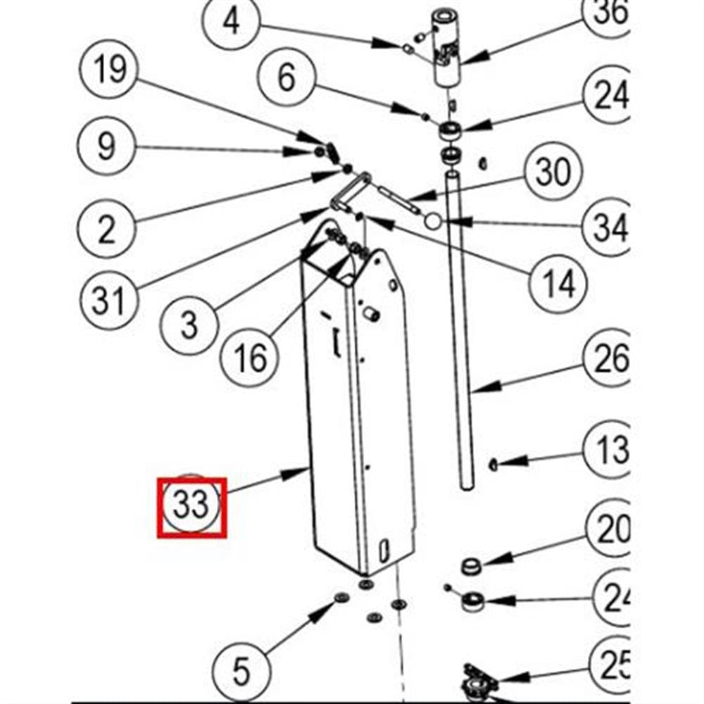 Nilfisk Original 56414084 Untere Spalte Schweißung Ersatzteil